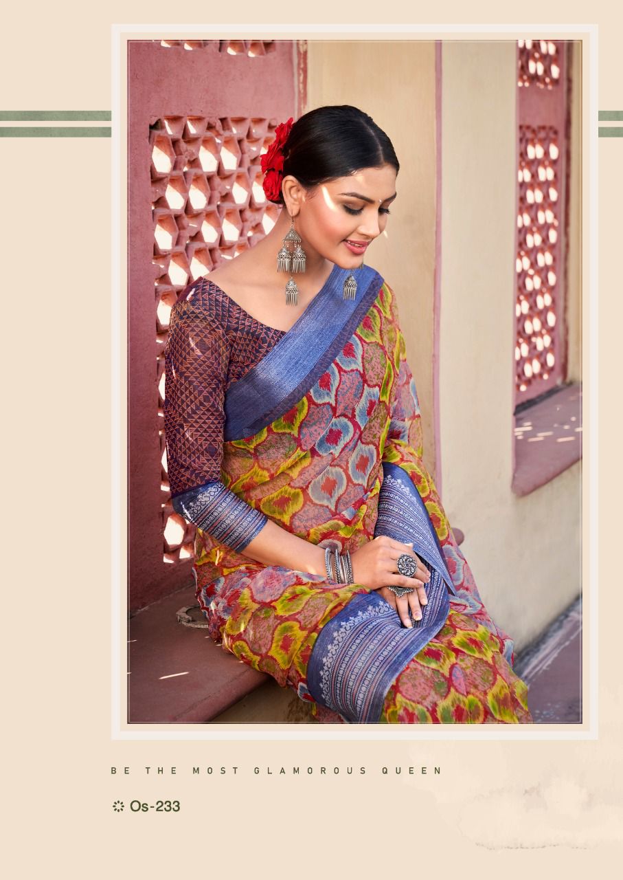 Shreyans Organza Silk 16 Ethnic Wear Wholesale Organza Silk Sarees
